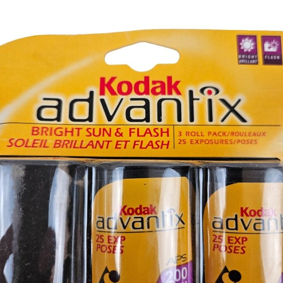 Kodak Cameras, Photo & Video Kodak Advantix Film Roll Pack Set Of 2 25 Exp Bright Sun Flash
